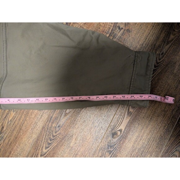 TIBI Sculpted Balloon Patch Pocket Trousers Pants In Green Khaki Sz 8 - Picture 5 of 8